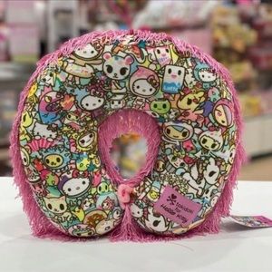 sanrio hello kitty x tokidoki travel neck pillow